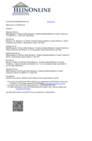 Evidence-based medicine in expert testimony