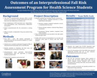 Outcomes of an Interprofessional Fall Risk Assessment Program for Health Science Students (poster 8)