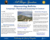 Discovering Bolivia: Language, Church and Economy in Context