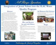 Integration of Jesuit Values into the ILAC Water Quality Program