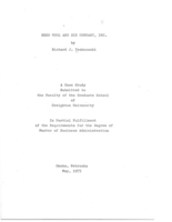 Reed Tool and Die Company, Inc.