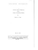 Optimal Capital Budgeting Using Linear Programming Models