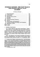 Evidence review: The past year in the Eighth Circuit, plus Daubert