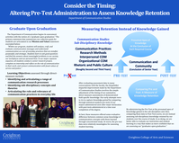 Consider the Timing: Altering Pre-Test Administration to Assess Knowledge Retention (poster 10)