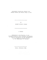Diplomatic Relations Between the United States and Mexico 1854 to 1860