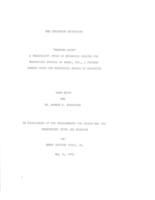 "Growing Pains": A Feasibility Study of Expansion Choices for Montessori Schools of Omaha, Inc., a Private School Using the Montessori Method of Education