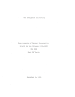 Some Aspects of Farmer Cooperative Growth in the Midwest 1950-1962