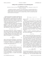 Scaling of the ac permittivity in ion-conducting glasses