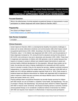 What is the effectiveness of animal-assisted occupational therapy on improvements in social participation for children diagnosed with Autism Spectrum Disorder (ASD)?