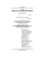 Brief of amici curiae professors of health law and policy in support of petitioner