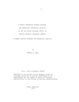 A Profit Comparison Between Personal and Commercial Automobile Policies in the Des Moines Regional Office of Hawkeye-Security Insurance Company: A Product Costing Approach for Managerial Analysis