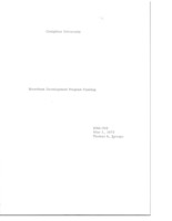 Riverfront Development Program Funding