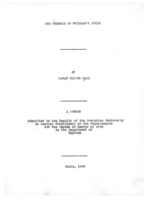 The Genesis of Whitman's Style