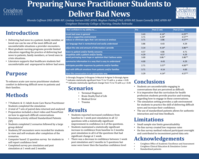 Preparing Nurse Practitioner Students to Deliver Bad News (poster 10)