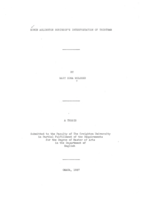 Edwin Arlington Robinson’s Interpretation of Tristram