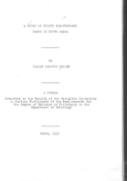 A Study of Thirty Sub-Standard Homes in South Omaha