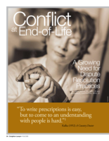 Conflict at end of life: A growing need for dispute resolution practices