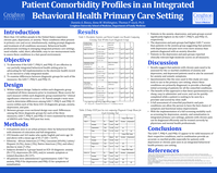 Patient Comorbidity Profiles in an Integrated Behavioral Health Primary Care Setting (poster 13)