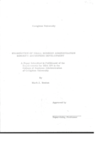Examination of Small Business Administration Minority Enterprise Development