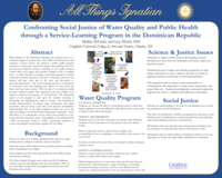 Confronting Social Justice of Water Quality and Public Health through a Service-Learning Program in the Dominican Republic