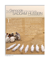 The genocide of the Iraqi Kurds and trial of Saddam Hussein