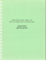Supreme Court decisions, October, 1983 term of the Supreme Court of the United States