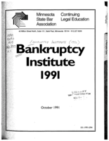 Selected bankruptcy ethical issues: A problem approach