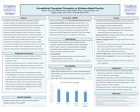 Occupational Therapists’ Perception on Evidence-Based Practice (poster 17)