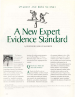 A new expert evidence standard