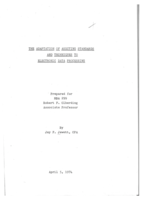 The Adaptation of Auditing Standards and Techniques to Electronic Data Processing