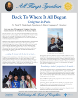 Back To Where It All Began Creighton in Paris