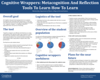 Cognitive Wrappers: Metacognition and Reflection Tools To Learn How To Learn (poster 28)