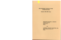 Supreme Court of the United States October 1991-1992 Term