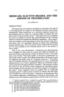 Medicaid, elective shares, and the ghosts of tenures past