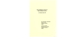 Supreme Court of the United States October Term 1999