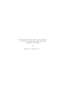 The Relationship of Debt Issue Timing to Utility Operations and How This Involves the MBA