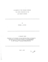 An Analysis of the Problems Impeding the Ground Operations in the Air Freight Industry