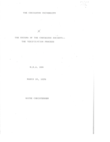 The Enigma of the Checkless Society-- The Verification Process
