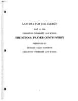 School prayer controversy