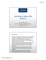 Learning is where the heart is. (keynote)