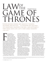 Law of the Game of Thrones