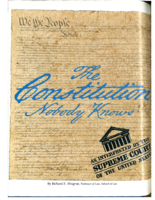 Constitution nobody knows