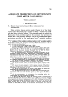 Adequate protection of opportunity cost after In re Briggs