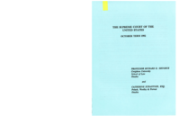 Supreme Court of the United States October Term 1992