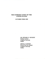 Supreme Court of the United States October Term 1995