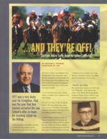 ... And they're off! Santonis retire early, head for sunny California