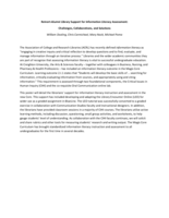 Reinert-Alumni Library Support for Information Literacy Assessment: Challenges, Collaborations, and Solutions (poster 4)