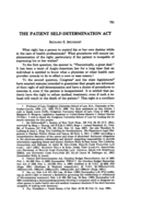 Patient-Self Determination Act