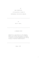 Wage Incentives: An Evaluation in Terms of Contemporary Motivation Theories