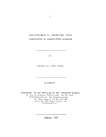 The Existence of Coefficient Field Composites in Commutative Algebras
